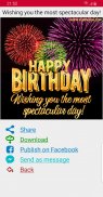 Happy birthday cards & GIF screenshot 0