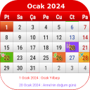Türkiye Takvimi 2020 Icon
