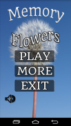 Flowers Memory Game 2015 screenshot 1