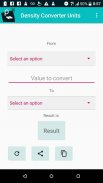 Density Converter Units screenshot 4