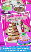 Düğün Bezi Kek Makinesi! Gelin Pastası Pişirme screenshot 5