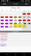 Dienstplan-Kalender screenshot 0