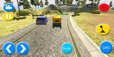 US Rickshaw Driver: Offroad Rickshaw Games 2018 screenshot 7