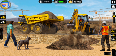 Snow Excavator JCB Loader Game