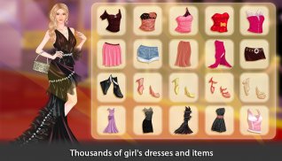 Celebrity Fashion Dressup Game screenshot 0