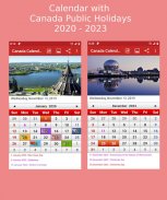 Canada Calendar 2020 screenshot 1