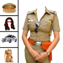 Women police suit photo editor