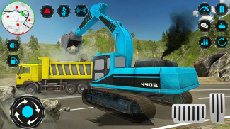 operador de grúa máquinas de minería de roca juego screenshot 4