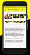 Beginner workout - Your First Mounth Gym Program screenshot 2