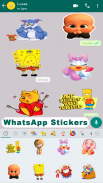 Cartoons Stickers - WAStickerApps screenshot 0