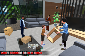 Virtual Rent House Search: Família feliz screenshot 2