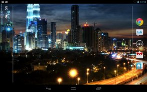 City at Night Live Wallpaper screenshot 0