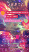 Galaxy Emoji keyboard Theme screenshot 0