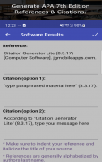 Citation Generator Lite screenshot 5