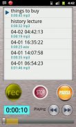 HQ Voice Recorder Lite screenshot 1