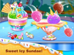 Unicorn Ice Cream Cone Cupcake– Cone Dessert Maker screenshot 1