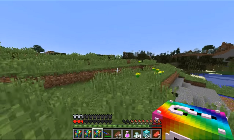 Rainbow Lucky Block Addon  Minecraft PE Mods & Addons