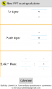 New IPPT Scoring Calculator screenshot 1