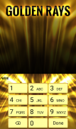 Golden Rays Animated Keyboard screenshot 0