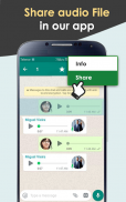 conversor de áudio para texto para o que é app screenshot 1