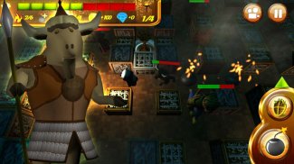 Panda Bomber: 3D Dark Lands screenshot 2