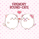 Friendly Round-Cats +HOME Icon