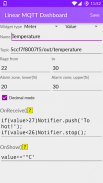 Linear MQTT Dashboard screenshot 2