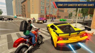 City Gangster Motor Bike Chase 2019 screenshot 2