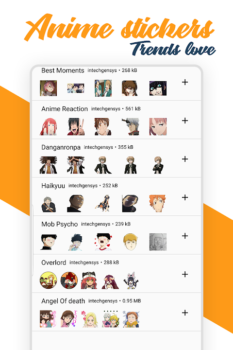 Anime Stickers For WhatsApp Telegram and Signal for Android - Download