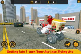 Flying ATV Bike Pizza Delivery screenshot 19