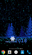 💥🎄❄️3D New Year 2018 LWP free screenshot 2