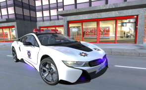 Real i8 Police Car Game: Car Games 2021 screenshot 0