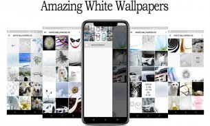 White Wallpapers HD screenshot 0