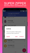 Super Zipper - File Manager (Zip,tar,7zip) screenshot 4