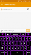 Clavier violet néon 💜 screenshot 0