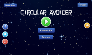 Circular Avoider - asteroids screenshot 0