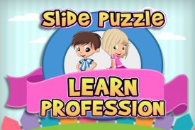 Slide Puzzle: Aprende profesió screenshot 0
