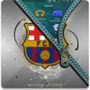 Barcelona Zipper Lock Screen Icon