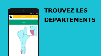 Carte Jeu Puzzle 2020 - Bénin - Départements screenshot 2