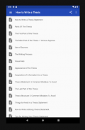How to Write a Thesis screenshot 1