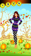 vestido de la manera del otoño screenshot 5