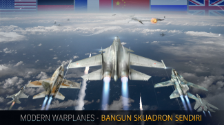 Modern Warplanes: Game Shooter PvP Jet Tempur screenshot 6