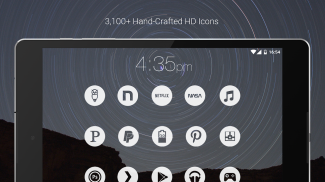 Light Void - White Minimal Icons (Pro Version) screenshot 10