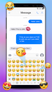 One SMS, MMS - New Emoji, Sticker GIF screenshot 3