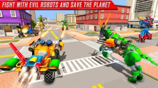 Game transformasi robot kambing - pertempuran kota screenshot 2