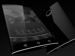 Soft Touch Black theme for Next Launcher screenshot 1