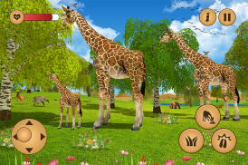 Giraffe Family Life Jungle Sim screenshot 3