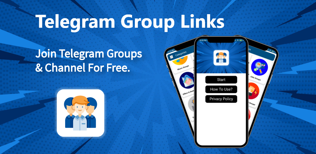 Group telegram blue