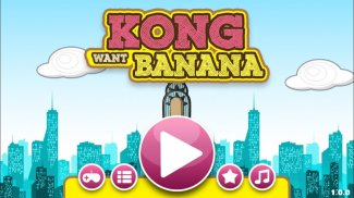 Kong Want Banana: Gorilla game screenshot 2