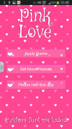 สีชมพูความรัก GO Keyboard screenshot 7